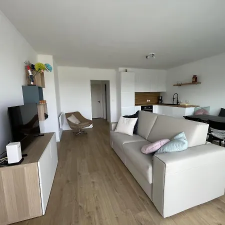 Moderne Aan Het In Oostduinkerke-bad Apartment